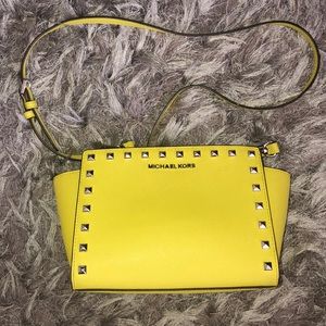 NEON YELLOW MK BAG